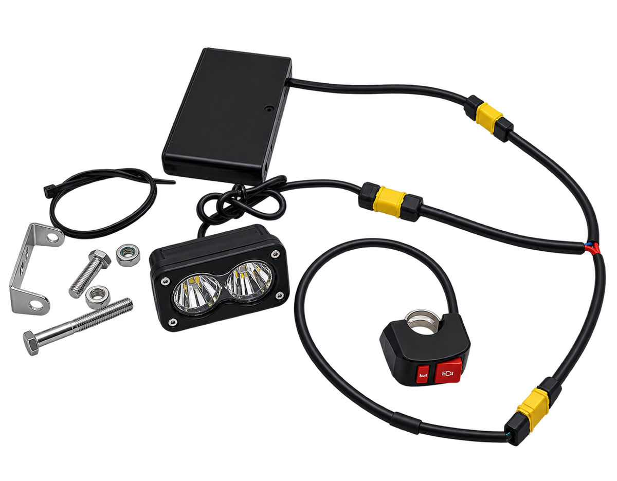 Battery powered baja light