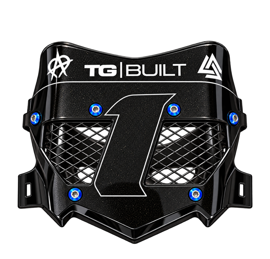 Vented Motocutz Plate With Titanium Bolts